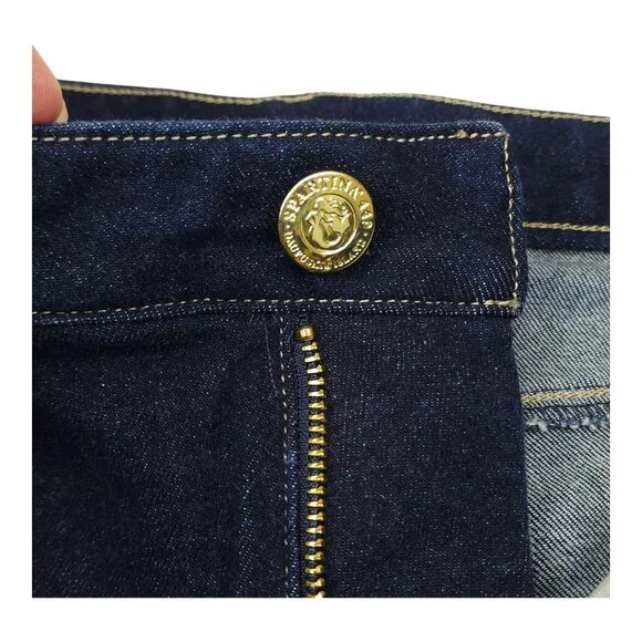 Spartina 449 Womens Denim Pants Jeans Size 14 Cotton & Spandex Blend Dark Wash - Picture 9 of 12
